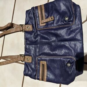 Clark’s Navy and Tan Tote Bag